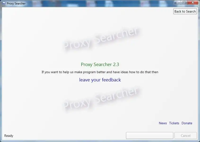 قم بتنزيل أداة الويب أو تطبيق الويب Burds Proxy Searcher
