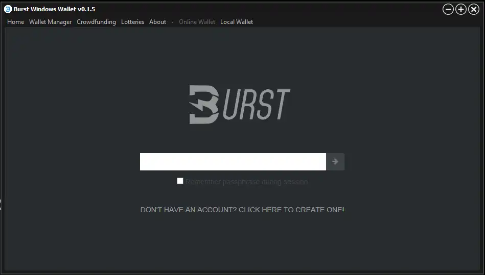 Mag-download ng web tool o web app na Burstcoin Client para sa Windows