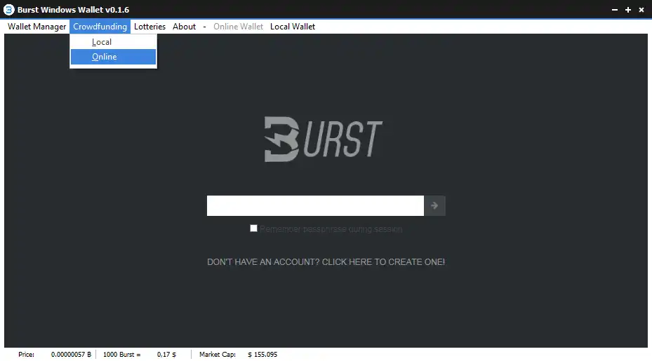 ابزار وب یا برنامه وب Burstcoin Client را برای ویندوز دانلود کنید