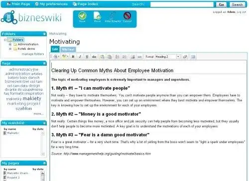 वेब टूल या वेब ऐप BusinessWiki डाउनलोड करें