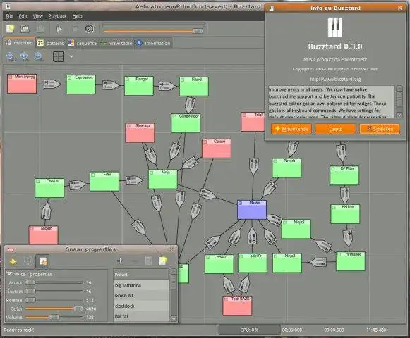 Web aracını veya web uygulamasını indirin Buzztrax Müzik Prodüksiyon Ortamı