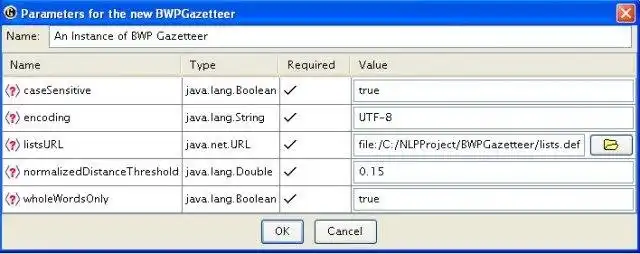 Download web tool or web app BWPGazetteer