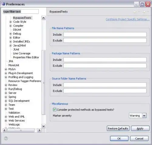 Download web tool or web app bypassedtests eclipse plugin