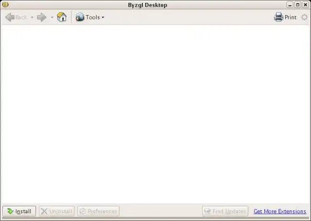 Download web tool or web app ByzantineOS
