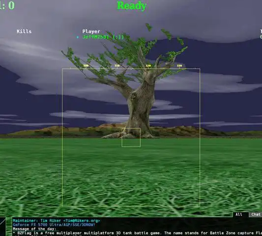 Mag-download ng web tool o web app BZFlag - Multiplayer 3D Tank Game na tatakbo sa Linux online