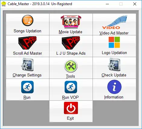 Download web tool or web app Cable Master Software