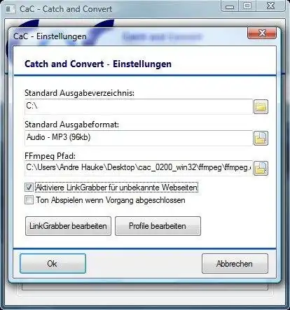 Download web tool or web app CaC - Catch And Convert