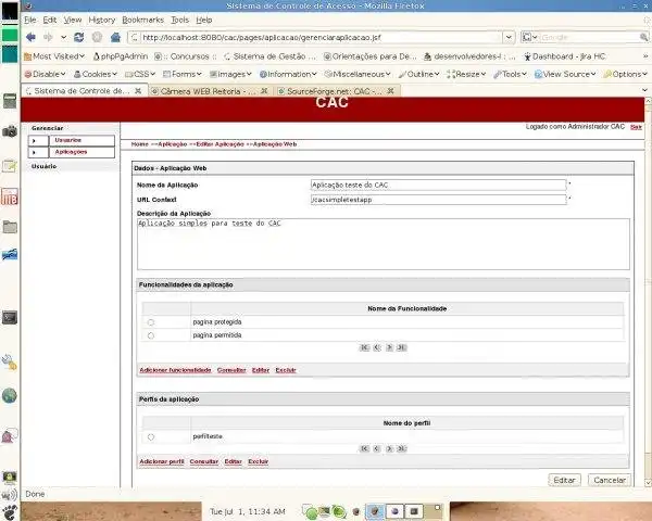 Загрузите веб-инструмент или веб-приложение CAC - Crab Access Control