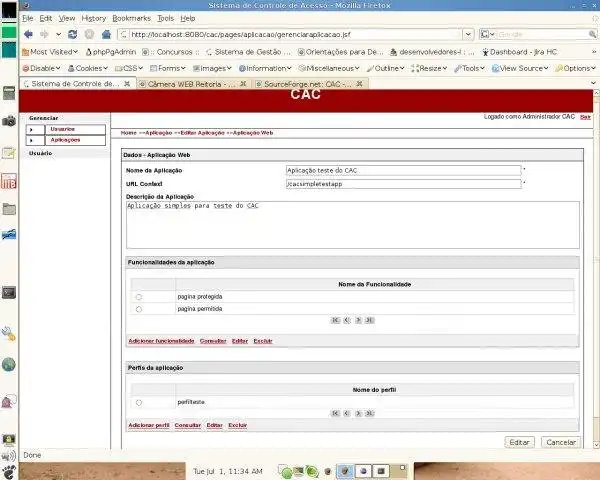 Download web tool or web app CAC - Crab Access Control