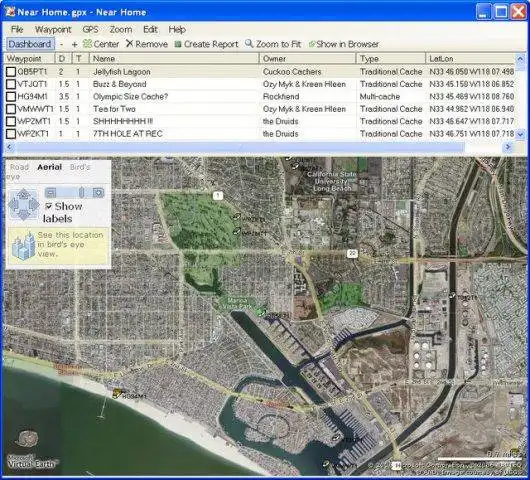 Download web tool or web app CacheMagnet geocaching software to run in Windows online over Linux online