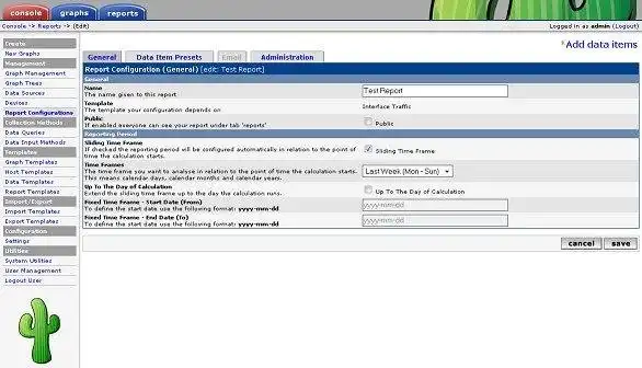 下载网络工具或网络应用程序 Cacti-ReportIt
