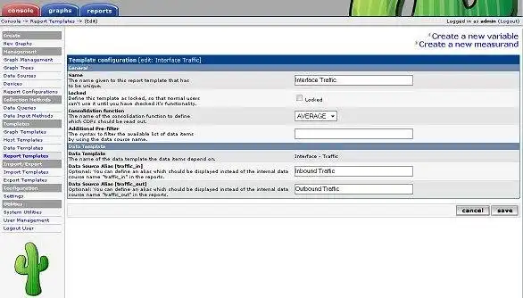 下载网络工具或网络应用程序 Cacti-ReportIt