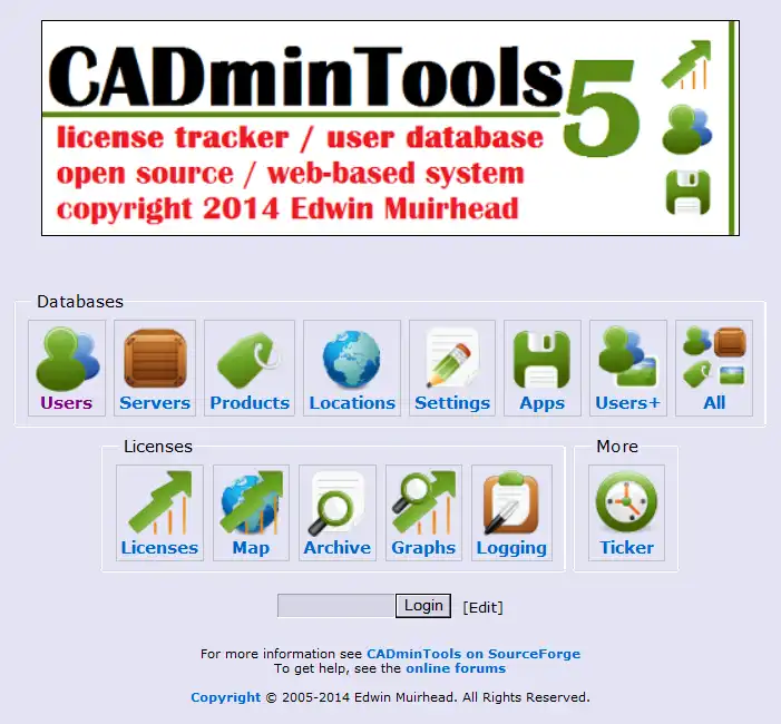 Download web tool or web app CADminTools5
