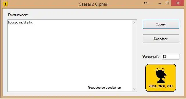 Mag-download ng web tool o web app Caesars Cipher