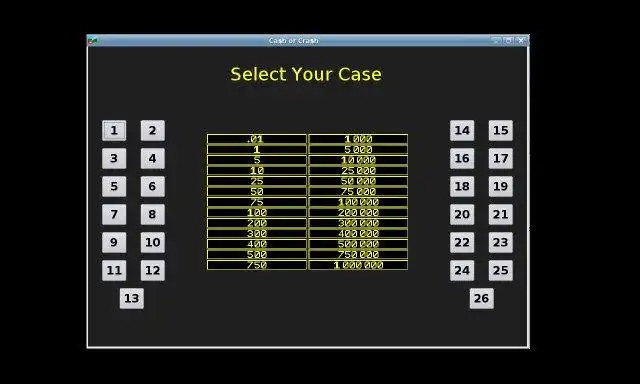 Download web tool or web app Ca$h or Cra$h to run in Linux online
