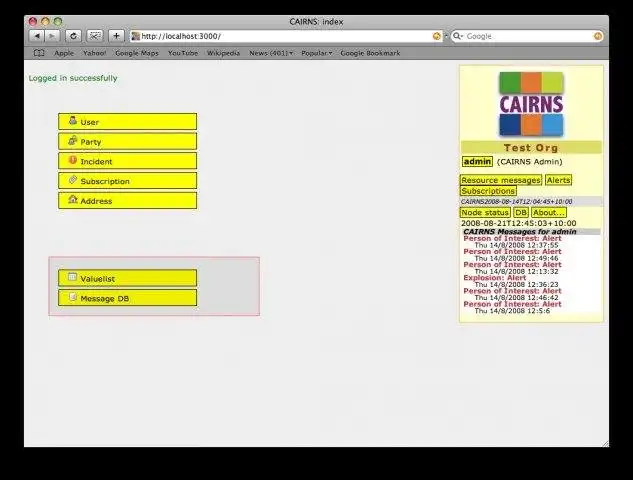 Download web tool or web app CAIRNS