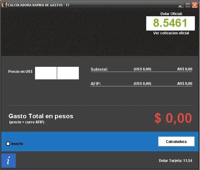 Download web tool or web app Calcula AFIP