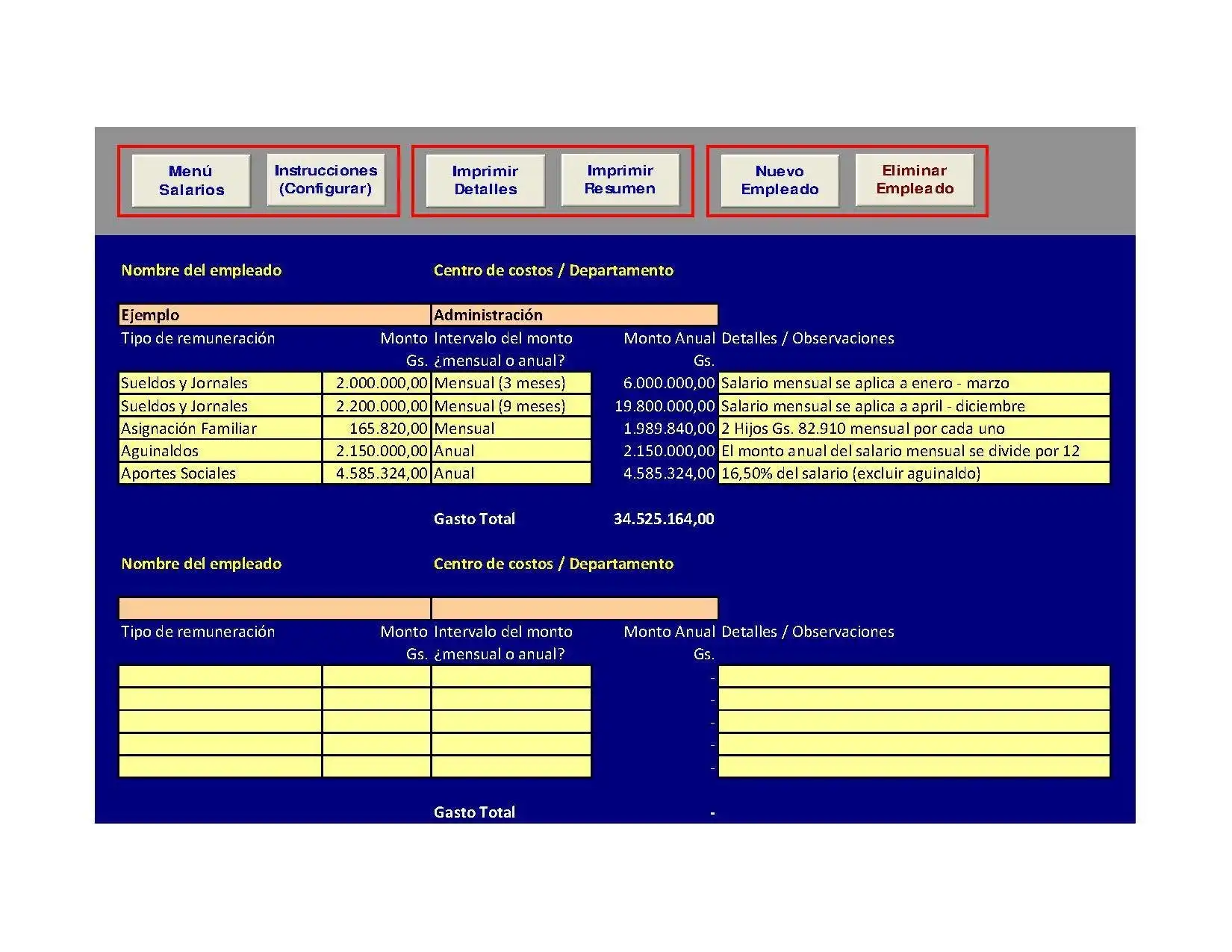 Download web tool or web app Calculadora de Sueldos y Salarios