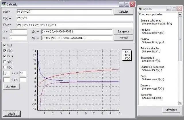 Download web tool or web app Calculo1