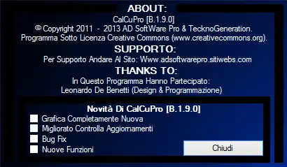 Scarica lo strumento web o l'app web CalCuPro