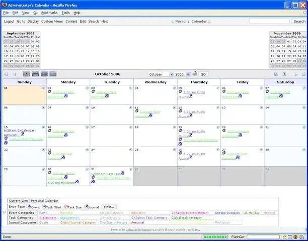 Download web tool or web app CalendarTechnique