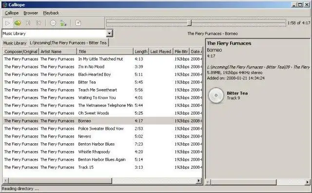 Download web tool or web app Calliope Music Player