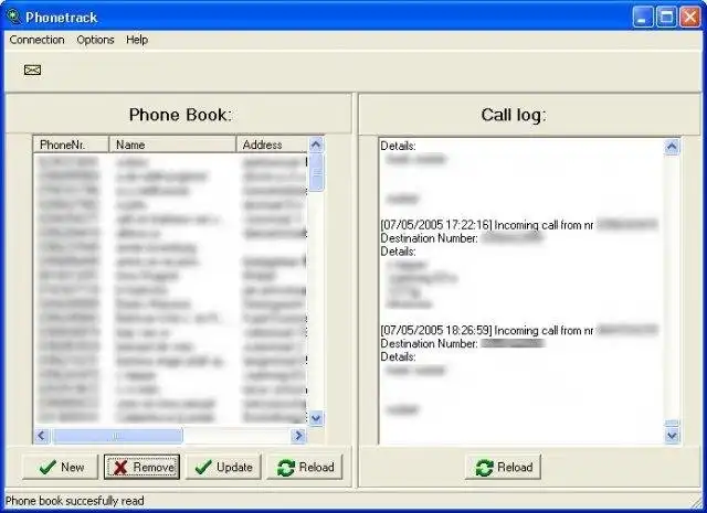 Загрузка веб-инструмента или вызовов веб-приложения - служба информации о сетевых телефонных звонках