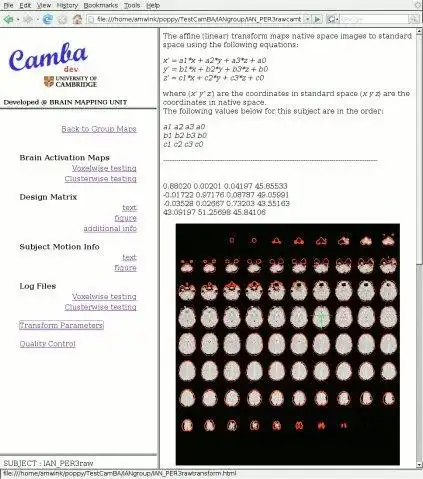 Download web tool or web app CamBA