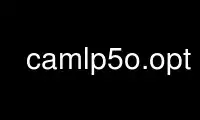 Run camlp5o.opt in OnWorks free hosting provider over Ubuntu Online, Fedora Online, Windows online emulator or MAC OS online emulator