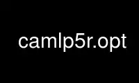 Run camlp5r.opt in OnWorks free hosting provider over Ubuntu Online, Fedora Online, Windows online emulator or MAC OS online emulator