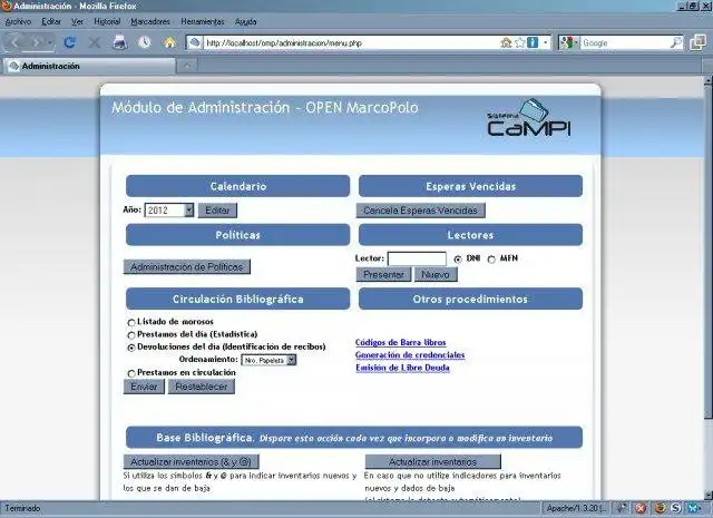 Завантажте веб-інструмент або веб-програму CaMPI