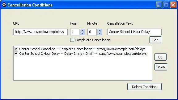 Download web tool or web app Cancellation Clock