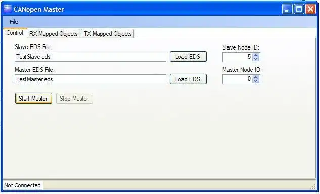 Download web tool or web app CANopen for .NET