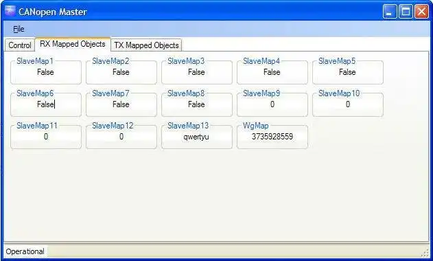 Download web tool or web app CANopen for .NET