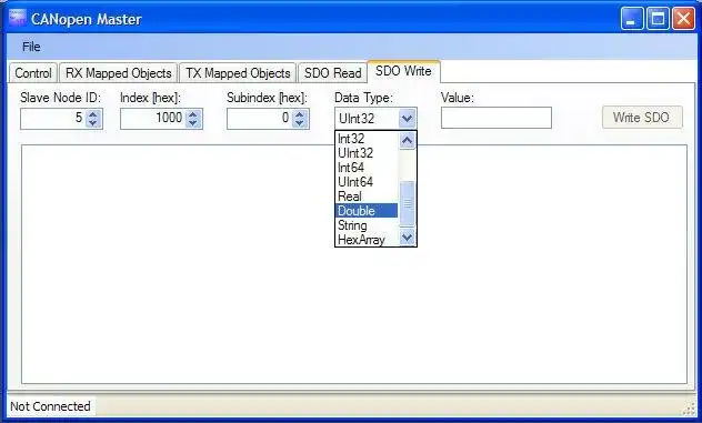Download web tool or web app CANopen for .NET