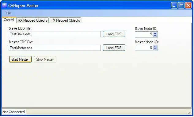 Download web tool or web app CANopen for .NET to run in Windows online over Linux online