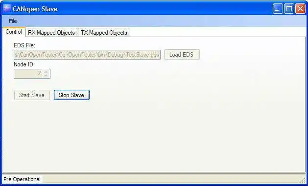 Download web tool or web app CANopen for .NET to run in Windows online over Linux online