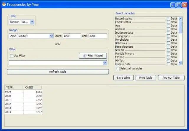 I-download ang web tool o web app na CanReg5 (inilipat sa Github)