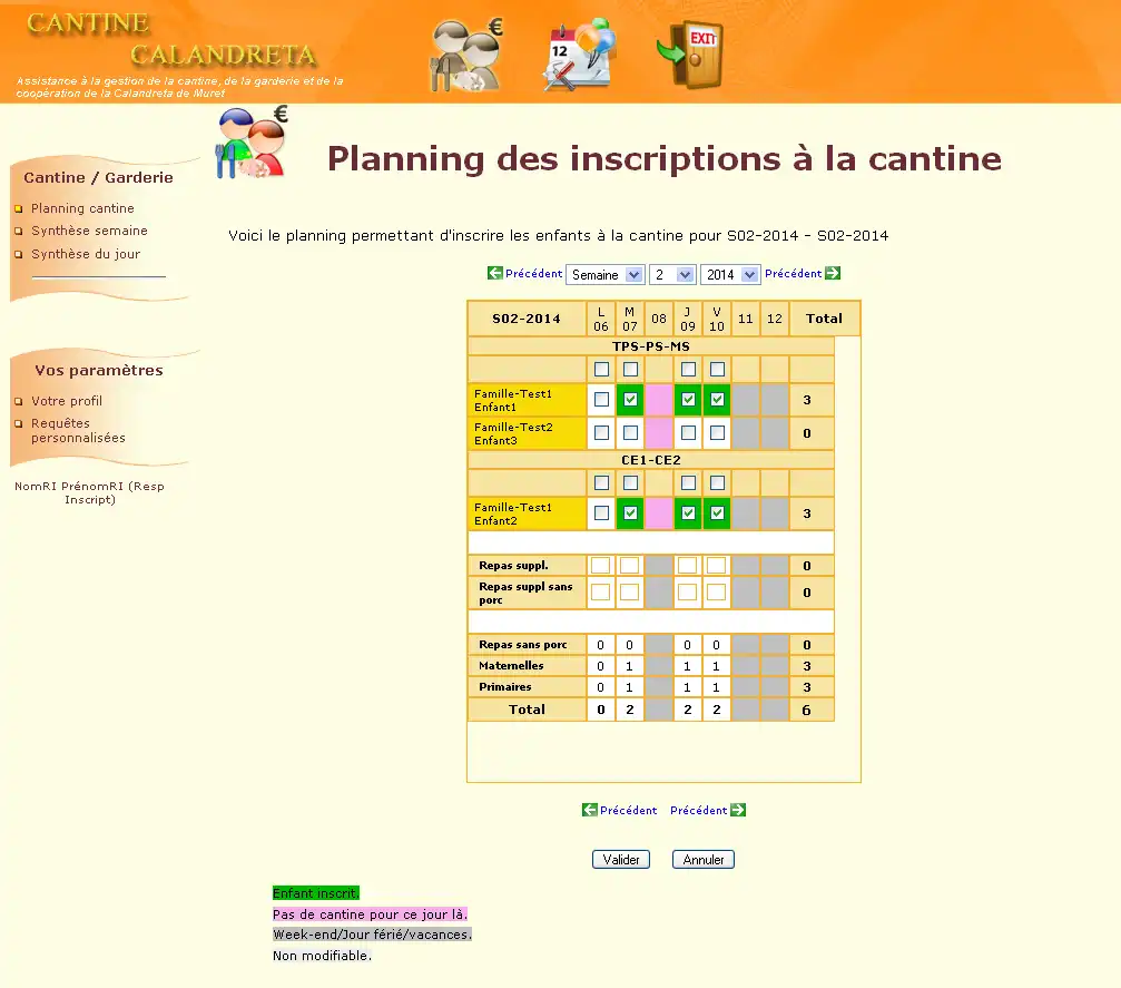 Download web tool or web app Canteen Calandreta