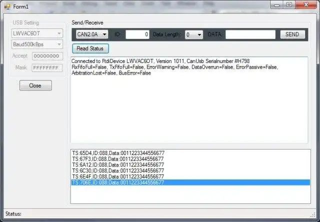 Download web tool or web app CANUSB Library written in C#