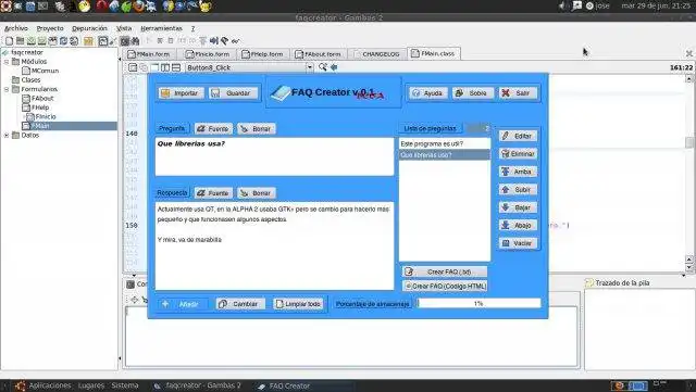 Mag-download ng web tool o web app na CaosG Projects upang tumakbo sa Linux online