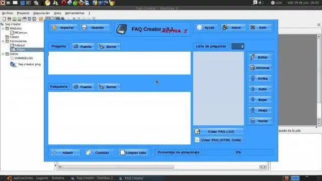 Mag-download ng web tool o web app na CaosG Projects upang tumakbo sa Linux online