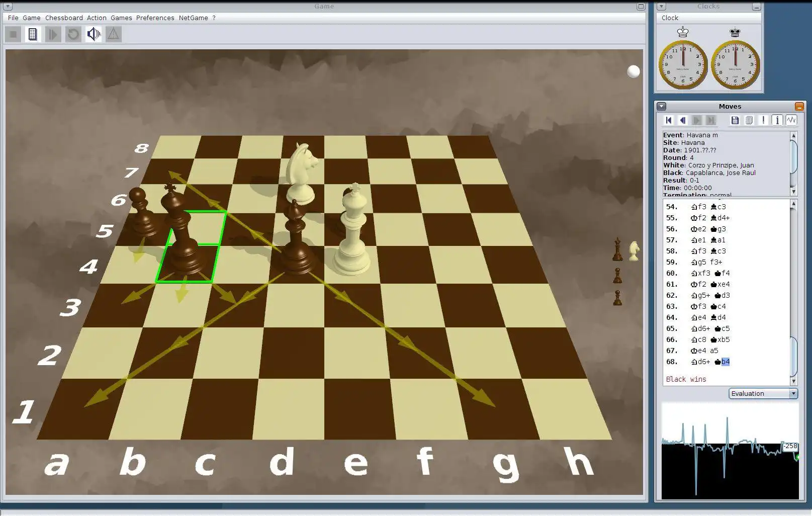 הורד כלי אינטרנט או אפליקציית אינטרנט Capa שחמט כדי לרוץ בלינוקס באופן מקוון