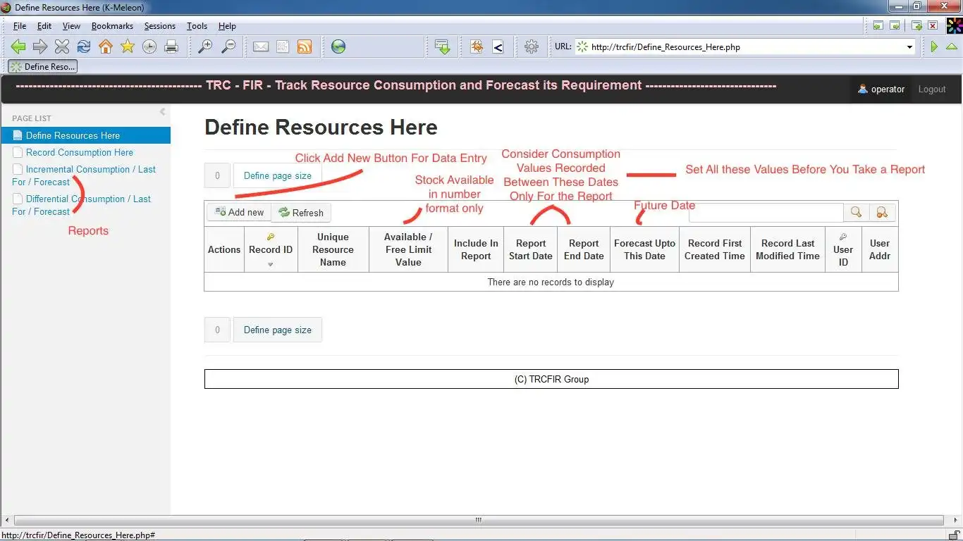 Mag-download ng web tool o web app Capacity Planning Management Software