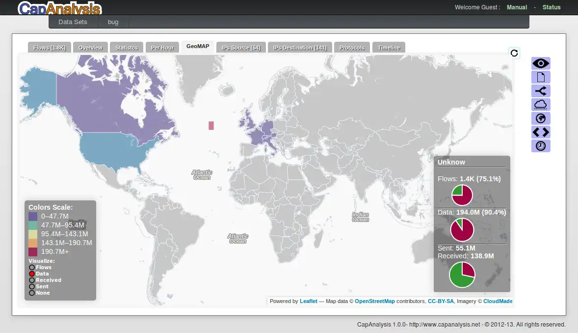 Descargue la herramienta web o la aplicación web CapAnalysis