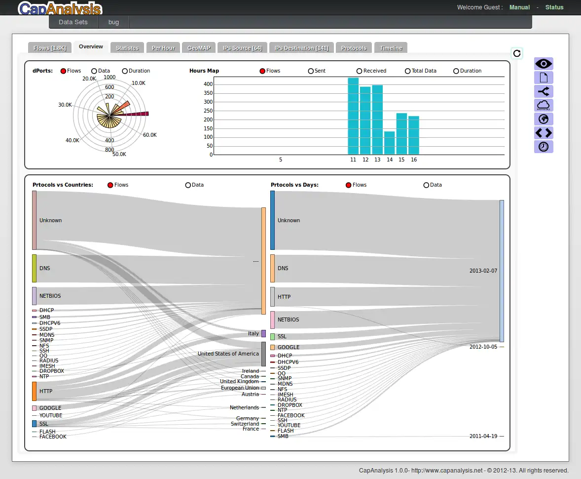 Download web tool or web app CapAnalysis