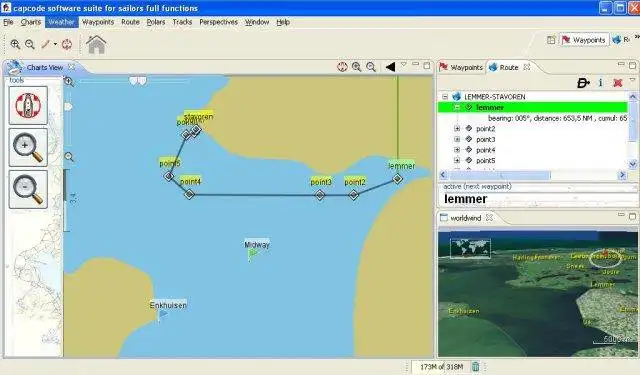 Download web tool or web app CapCode-software suite for sailors