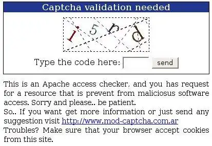 Tải xuống công cụ web hoặc mô-đun captcha ứng dụng web apache 2