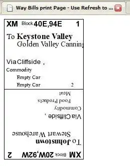 Download web tool or web app Car Cards and Way Bills Page