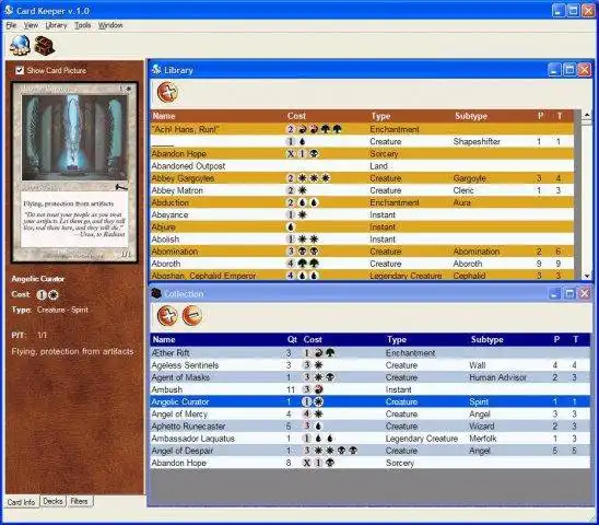 Download web tool or web app Card Keeper to run in Windows online over Linux online